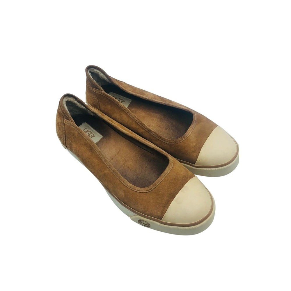 UGG women's slip on loafers shoes copper brown size 9.5 medium